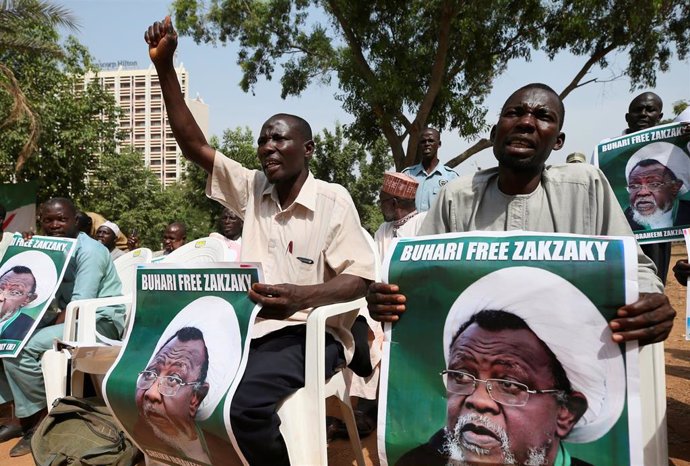 Protestas para pedir la liberación de Ibrahim Zakzaky en Abuya