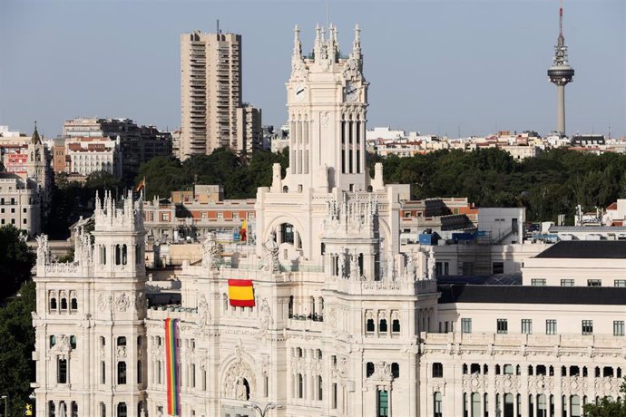 Imagen de recurso de la fachada del Palacio de Cibeles de Madrid, sede del Ayuntamiento de la capital.
