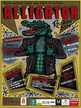 Cartel del Festival Alligator Rockin' 2019.