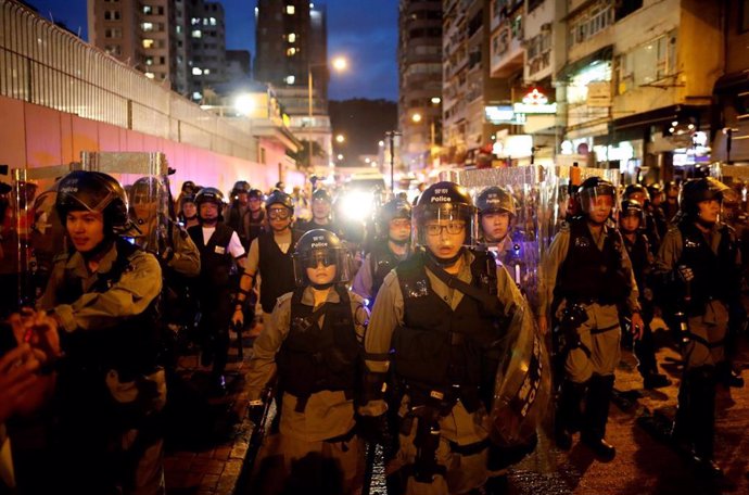 Foto de las protestas en Hong Kong