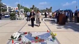 El presidente Quim Torra en un acto de homenaje a las víctimas de Cambrils