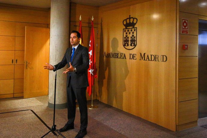 Imagen de archivo del portavoz de Ciudadanos en la Asamblea de Madrid, Ignacio Aguado.