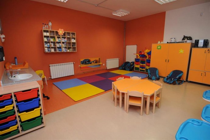 Escuela infantil de una foto de archivo