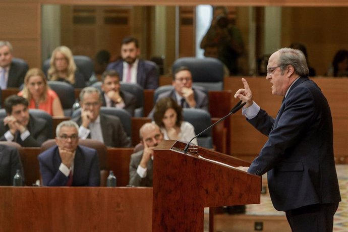 Imagen de archivo del portavoz del PSOE en la Asamblea de Madrid, Ángel Gabilondo.