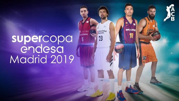 Reial Madrid, Bara Lassa, Valncia Basket i Montakit Fuenlabrada disputaran la Supercopa Endesa