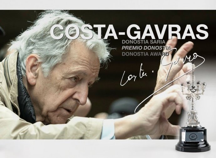 Imagen del realizador francés Costa-Gavras, que serápremiando en el Festival de San Sebastián