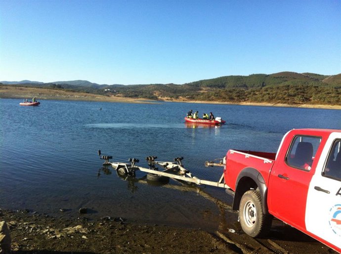 Imagen de archivo de la búsqueda de un ahogado en Andalucía 