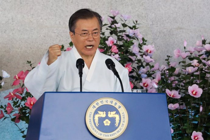 Corea.- El presidente surcoreano emplaza a Trump y Kim Jong Un a aprovechar la "