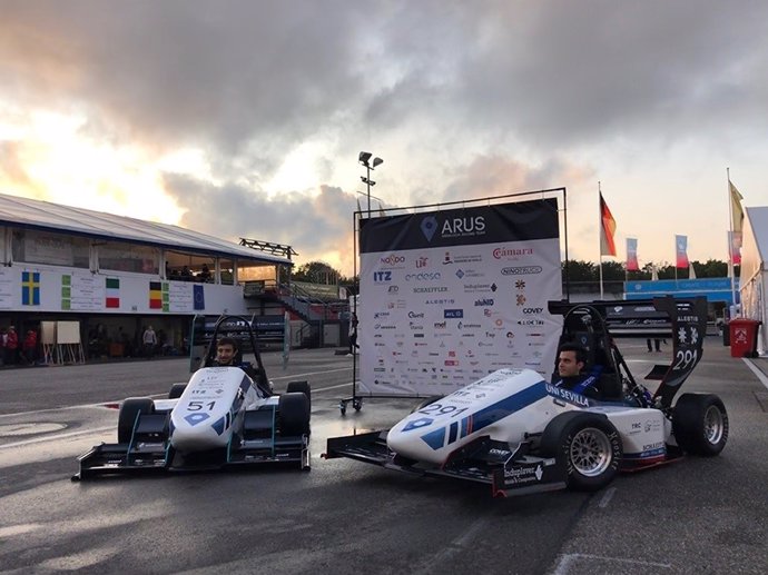 Los dos monoplazas españolas en la Formula Student Germany ARUS