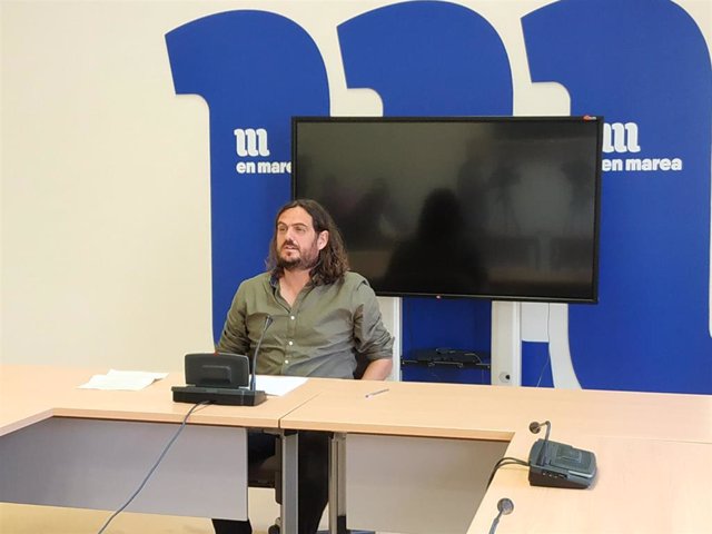 Antón Sánchez durante la rueda de prensa.