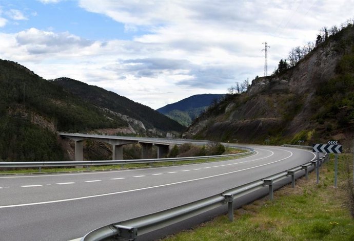 Una carretera catalana. 