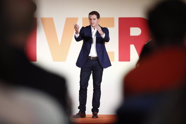 Albert Rivera, en un acto de Ciudadanos.