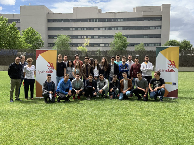 Estudiantes que integrarán la delegación española en el World Skills 2019.