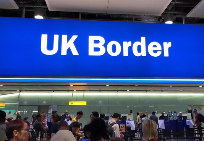 Control de fronteras en el aeropuerto de Heathrow