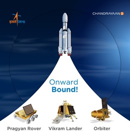 La misión india Chandrayaan-2 se inserta en órbita lunar