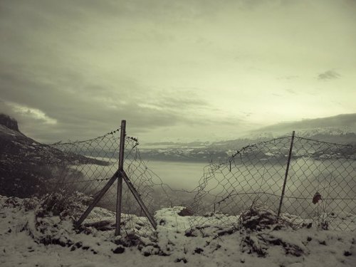 Posible paisaje en un invierno nuclear