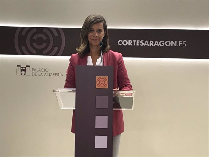 La portavoz adjunta del PP en las Cortes de Aragón, Marian Orós