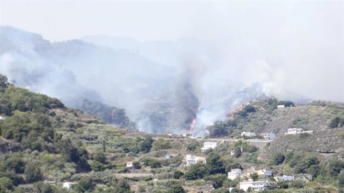 Tercera jornada del incendio de Canarias