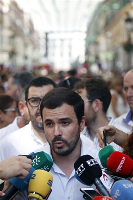 El coordinador general de IU, Alberto Garzón.