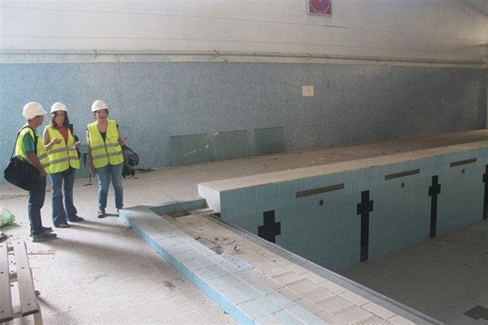 Estado de la piscina Virgen de los Reyes