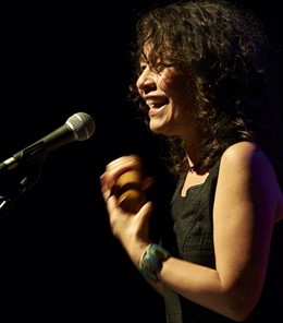 La cantante Lucía Pulido