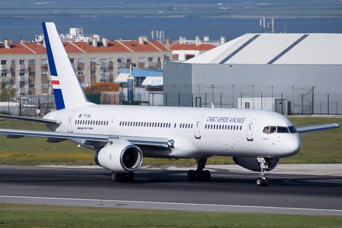 Avión de Cabo Verde Airlines