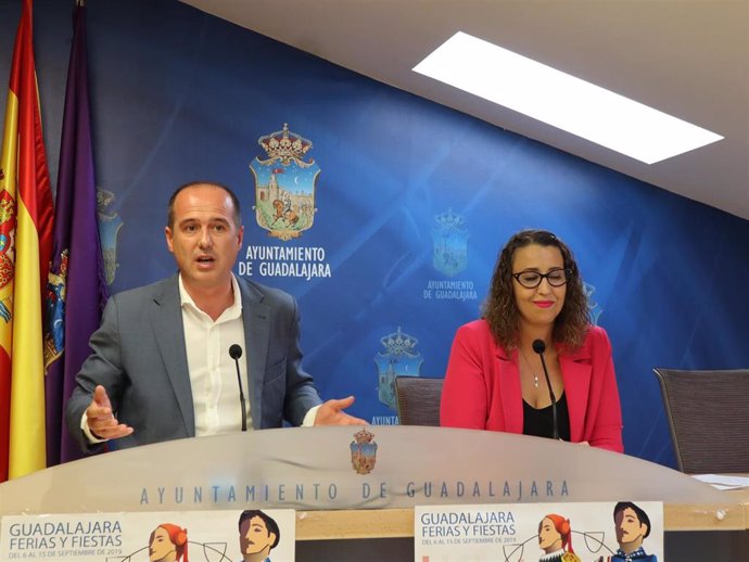 El alcalde de Guadalajara, Alberto Rojo, en rueda de prensa