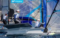 Paula Barceló y Támara Echegoyen finalizan quintas en el Test Event de 49er Fx
