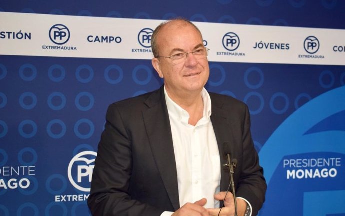 José Antonio Monago, presidente del PP de Extremadura