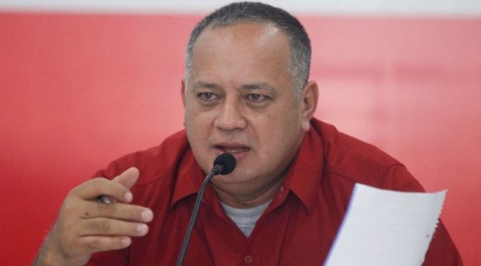 El vicepresidente del partido socialista de Venezuela, Diosdado Cabello