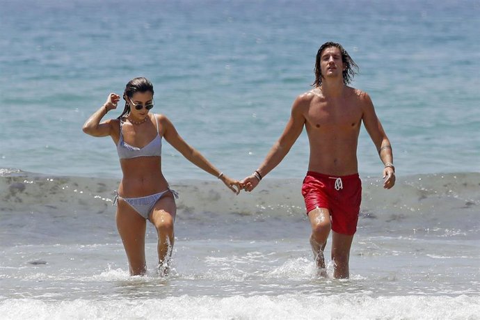 Anna F. Padilla con su novio, Iván Martín