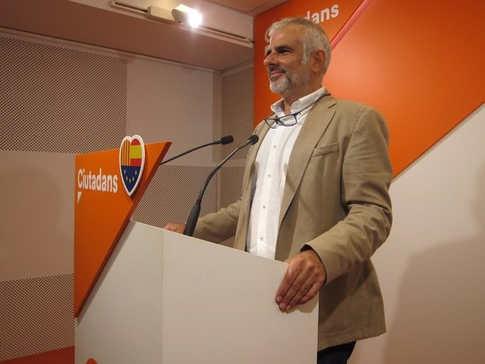 El president de Cs en el Parlament i membre de l'Executiva Nacional del partit, Carlos Carrizosa.