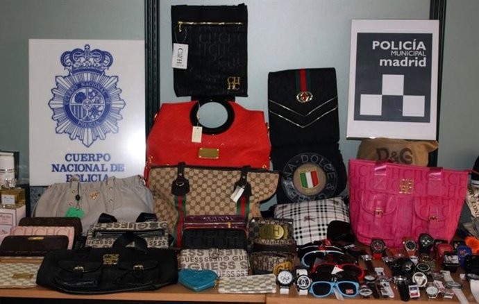 Material falsificado incautado