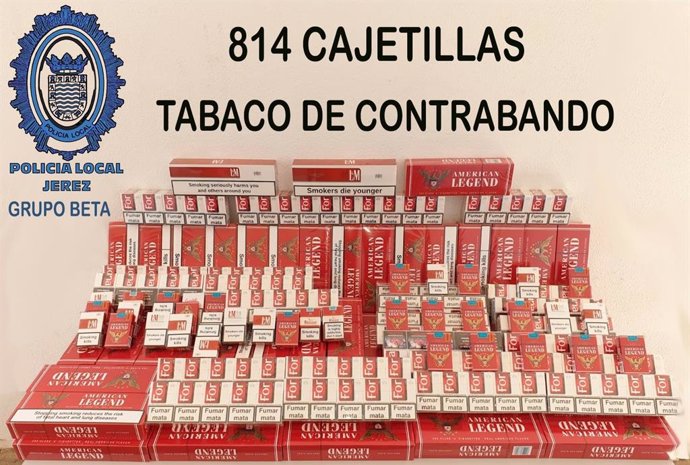 Cajetillas de tabaco incautadas