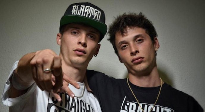 Los raperos Ajax y Prok.