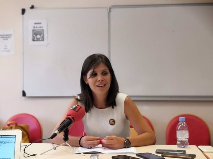 La portavoz de ERC, Marta Vilalta, en una intevención desde la Universitat Catalana d'Estiu (UCE).