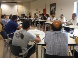 Reunió d'aquest dimecres entre Generalitat, productors i empreses.