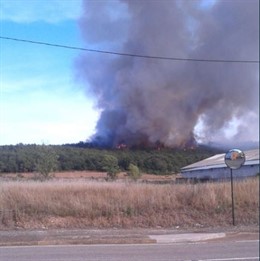 Incendio en Villapadierna.