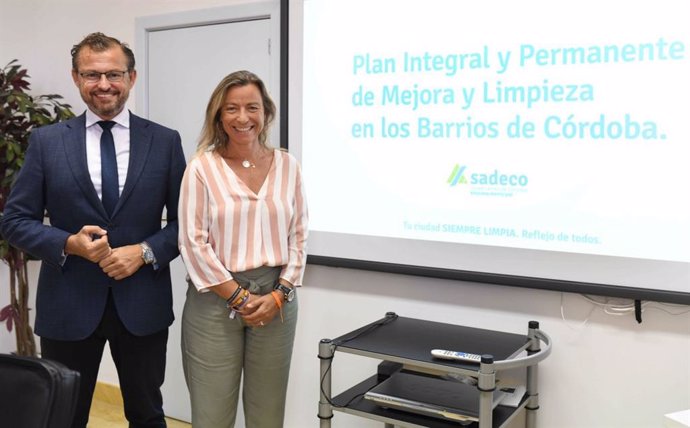David Dorado e Isabel Albás presentan el Plan Integral de Mejora y Limpieza de Barrios de Sadeco