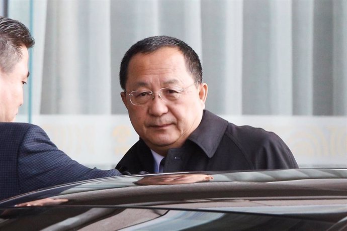 El ministro de Asuntos Exteriores norcoreano, Ri Yong Ho
