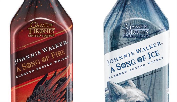 Las dos ediciones especiales de Johnnie Walker en colaboración con 'Juego de Tronos'