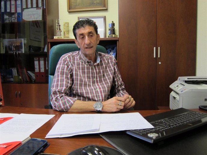 El secretario general de UGT en Huelva, Sebastián Donaire.       