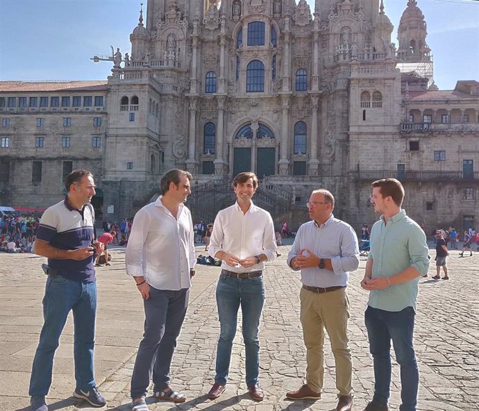 Pablo Montesinos en su visita a Santiago