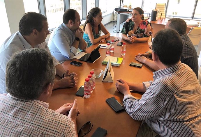 La consejera de Agricultura, Carmen Crespo, se reúne con miembros de la Mancomunidad de Municipios del Valle del Almanzora