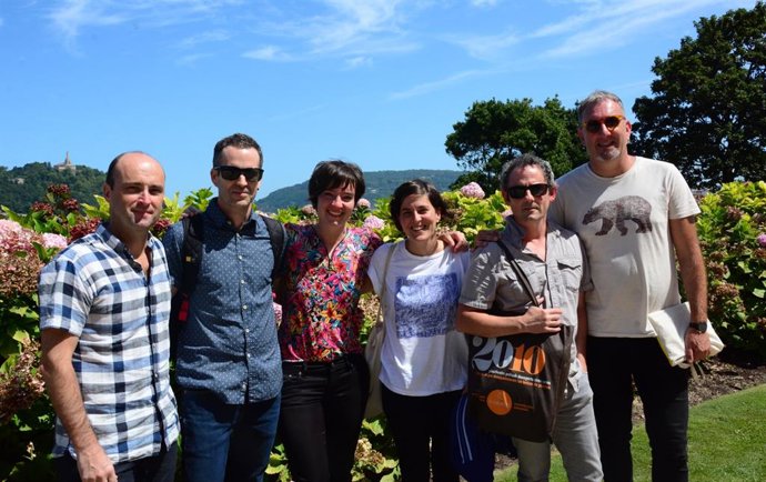 Miren Artetxe, Oihana Iguaran, Jon Maia, Alberto Irazu eta Harkaitz Zubiri.