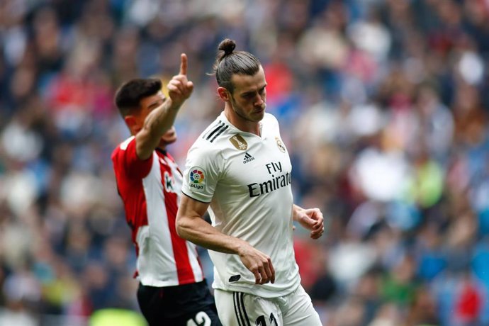 Gareth Bale durante el partido entre el Real Madrid y el Athletic Club de LaLiga Santander 2018-2019