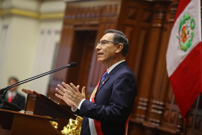 El presidente de Perú, Martín Vizcarra