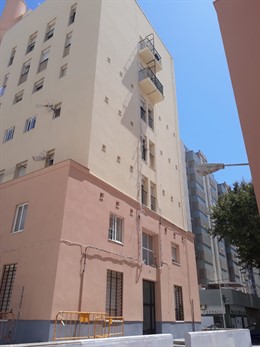 La Juna soluciona el abandono de las obras en la barriada de La Paz en Cádiz