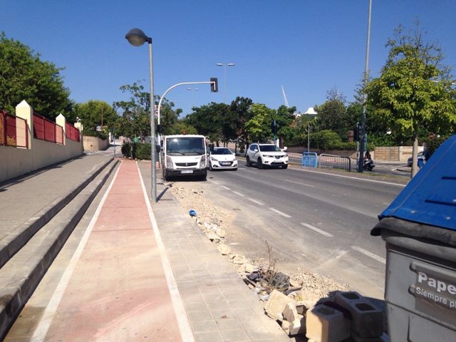 Avenida donde ha tenido lugar el accidente