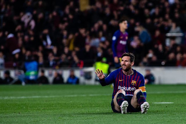 Leo Messi, en un partido con el FC Barcelona.